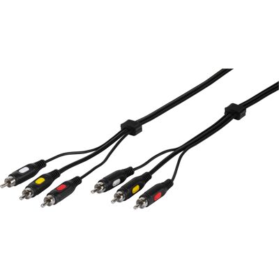 Vivanco Cinch-Videoverbindung, stereo, 2m (47029) Vivanco Cinch-Videoverbindung, stereo, 2m (47029)