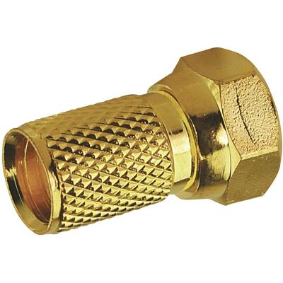 Schwaiger F-Aufdrehstecker 2er-Set (Ø 6,5 mm) GOFST6502 Schwaiger F-Aufdrehstecker 2er-Set (Ø 6,5 mm) GOFST6502