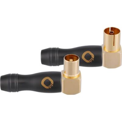 Oehlbach 90° Transmission Shift IEC männlich/weiblich Antennenstecker Oehlbach 90° Transmission Shift IEC männlich/weiblich Antennenstecker