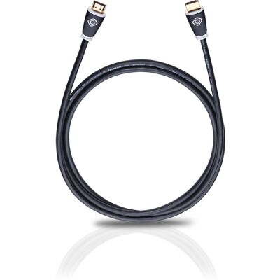 Oehlbach High-Speed-HDMI®-Kabel mit Ethernet Easy Connect HS 0,75 m schwarz (D1C126) Oehlbach High-Speed-HDMI®-Kabel mit Ethernet Easy Connect HS 0,75 m schwarz (D1C126)