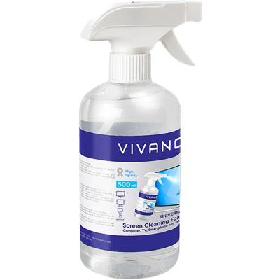 Vivanco 500 ml Bildschirmspray mit Mikrofasertuch Vivanco 500 ml Bildschirmspray mit Mikrofasertuch