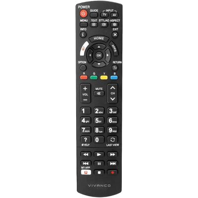 Vivanco Gebrauchsfertige Ersatzfernbedienung für Panasonic Vivanco Gebrauchsfertige Ersatzfernbedienung für Panasonic