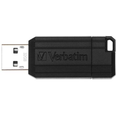 Verbatim PinStripe USB 2.0 32 GB schwarz USB-Stick Verbatim PinStripe USB 2.0 32 GB schwarz USB-Stick