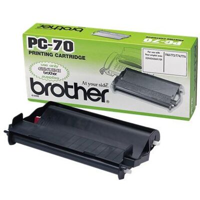 Brother PC-70 Thermotransferrolle und Kassette Brother PC-70 Thermotransferrolle und Kassette