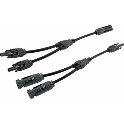 Schwaiger SOMC4212 - Solarstecker 2in1 Adapterkabel Set 20 cm Schwaiger SOMC4212 - Solarstecker 2in1 Adapterkabel Set 20 cm