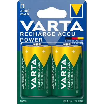 Varta RECHARGE ACCU Power D, 2er Blister Akku Varta RECHARGE ACCU Power D, 2er Blister Akku
