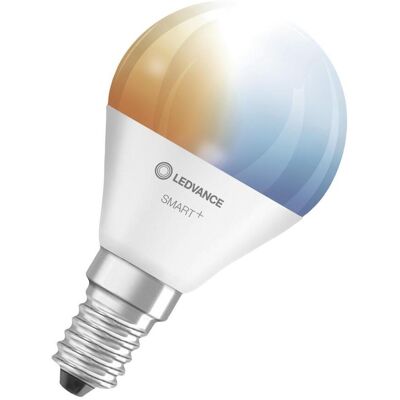 LEDVANCE Smarte LED-Lampe WiFi, Tropfen, 5W ersetzt 40W, E14, Tunable White, matt (00217490) LEDVANCE Smarte LED-Lampe WiFi, Tropfen, 5W ersetzt 40W, E14, Tunable White, matt (00217490)