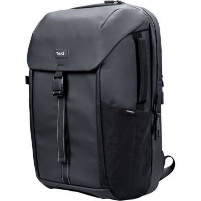Trust Jersey Rucksack für den Alltag für Notebooks bis zu 17 Zoll, Schwarz Trust Jersey Rucksack für den Alltag für Notebooks bis zu 17 Zoll, Schwarz