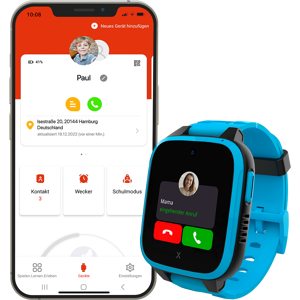 Xplora XGO3 Kinder-Smartwatch in Blau, Begleiter im Familienalltag mit GPS Xplora XGO3 Kinder-Smartwatch in Blau, Begleiter im Familienalltag mit GPS