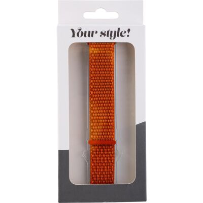 Peter Jäckel Watch Band für Apple Watch 41/40mm (Series 4 - 11)/ 38mm (Series 1 - 3) Nylon Orange Peter Jäckel Watch Band für Apple Watch 41/40mm (Series 4 - 11)/ 38mm (Series 1 - 3) Nylon Orange