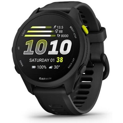 Garmin Forerunner 70 Schwarz mit Schnellwechsel-Silikon Armband 20 mm Smartwatch Garmin Forerunner 70 Schwarz mit Schnellwechsel-Silikon Armband 20 mm Smartwatch