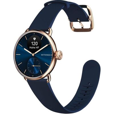 Withings ScanWatch 2 - 38 mm Blau & Roségold Smartwatch Withings ScanWatch 2 - 38 mm Blau & Roségold Smartwatch