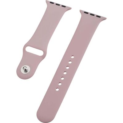 Peter Jäckel Watch Band für Apple Watch 41/40mm (Series 4 - 11)/ 38mm (Series 1 - 3) Silicon Pink Peter Jäckel Watch Band für Apple Watch 41/40mm (Series 4 - 11)/ 38mm (Series 1 - 3) Silicon Pink