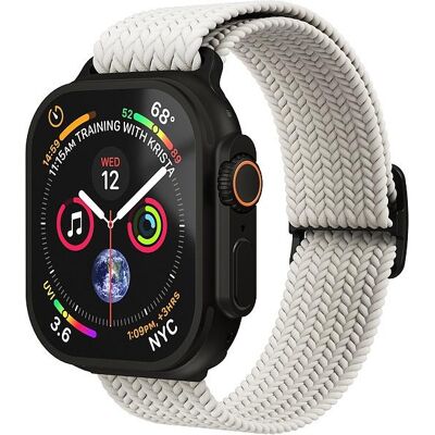 Vonmählen Watch Straps - Woven Loop - Armband für Apple Watch 44 / 45 / 46 / 49mm, One Size, Cream Black Vonmählen Watch Straps - Woven Loop - Armband für Apple Watch 44 / 45 / 46 / 49mm, One Size, Cream Black