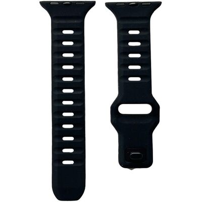 Peter Jäckel Armband für Apple Watch Ultra 49mm/ Watch 45/44mm (Series 4 - 10)/ 42mm (Series 1 - 3) Sport Black Peter Jäckel Armband für Apple Watch Ultra 49mm/ Watch 45/44mm (Series 4 - 10)/ 42mm (Series 1 - 3) Sport Black