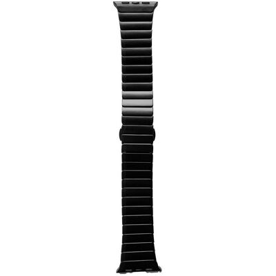 Peter Jäckel Armband für Apple Watch Ultra 49mm/ Watch 45/44mm (Series 4 - 10)/ 42mm (Series 1 - 3) Elegant Black Peter Jäckel Armband für Apple Watch Ultra 49mm/ Watch 45/44mm (Series 4 - 10)/ 42mm (Series 1 - 3) Elegant Black