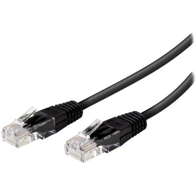 Vivanco S/FTP CAT 6a Netzwerkkabel, 0,75m, schwarz Vivanco S/FTP CAT 6a Netzwerkkabel, 0,75m, schwarz