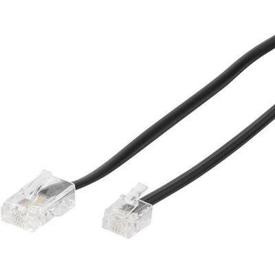 Vivanco ISDN Anschlusskabel, RJ45-Stecker 8p4c auf RJ11-Stecker 4p4c , 6m (45036) Vivanco ISDN Anschlusskabel, RJ45-Stecker 8p4c auf RJ11-Stecker 4p4c , 6m (45036)