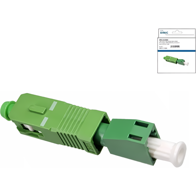 DINIC LWL Adapter LC/APC auf SC/APC, Singlemode, Simplex DINIC LWL Adapter LC/APC auf SC/APC, Singlemode, Simplex