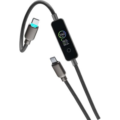 Cellularline USB-C Kabel USBDATATFTC2C12K - 1,2 m, Schwarz Cellularline USB-C Kabel USBDATATFTC2C12K - 1,2 m, Schwarz