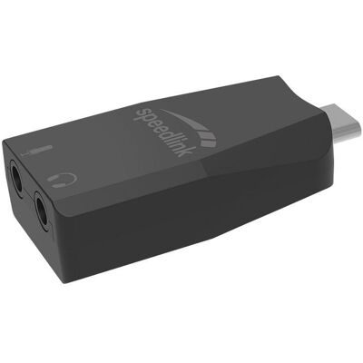 Speedlink VIGO USB-C Soundkarte, schwarz Speedlink VIGO USB-C Soundkarte, schwarz