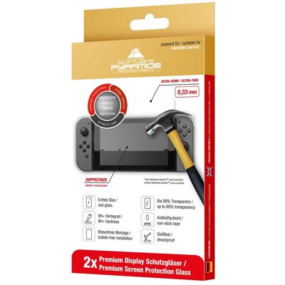 Software Pyramide Nintendo Switch Schutzglas Doppelpack Schutzglas Software Pyramide Nintendo Switch Schutzglas Doppelpack Schutzglas