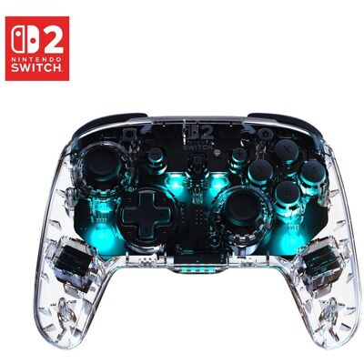 Turtle Beach Afterglow Wireless Controller für Nintendo Switch 2, Transparent Turtle Beach Afterglow Wireless Controller für Nintendo Switch 2, Transparent