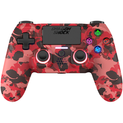 Dragonshock Controller Mizar Wireless, Red Camo, PS4 Dragonshock Controller Mizar Wireless, Red Camo, PS4