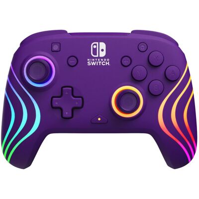 PDP Nintendo Switch Lila Afterglow Wave Wireless Controller PDP Nintendo Switch Lila Afterglow Wave Wireless Controller