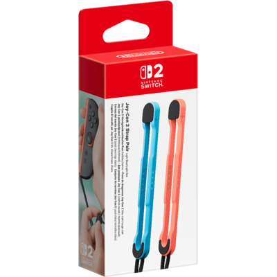 Nintendo Joy-Con 2 Paar hellblau/hellrot Handgelenkschlaufe Nintendo Joy-Con 2 Paar hellblau/hellrot Handgelenkschlaufe