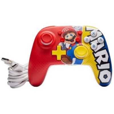 PowerA Nano Verbesserter kabelloser Controller für Nintendo Switch, Mario-Sieg PowerA Nano Verbesserter kabelloser Controller für Nintendo Switch, Mario-Sieg