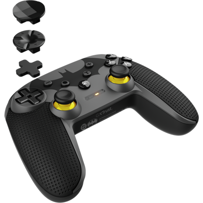 Trust GXT 542BM Muta Kabelloser Gaming-Controller, Schwarz/Gelb Trust GXT 542BM Muta Kabelloser Gaming-Controller, Schwarz/Gelb