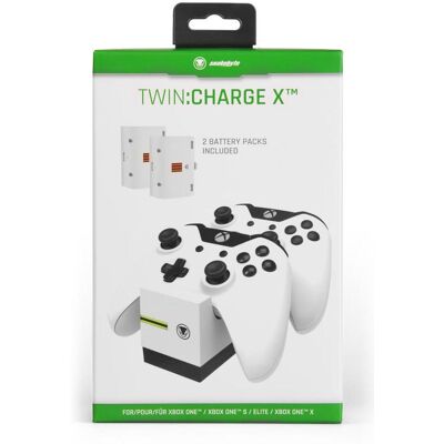 Snakebyte Twin:Charge X weiß Xbox Series S X/Xbox One, weiß Controller-Ladestation Snakebyte Twin:Charge X weiß Xbox Series S X/Xbox One, weiß Controller-Ladestation