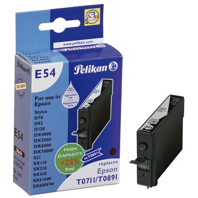 Pelikan E54 - Epson D78/T071140 schwarz Druckerpatrone Pelikan E54 - Epson D78/T071140 schwarz Druckerpatrone