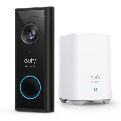Eufy Sicherheit Video Türklingel 2K - Schwarz, Weiß - Kabellos, Batterie Eufy Sicherheit Video Türklingel 2K - Schwarz, Weiß - Kabellos, Batterie