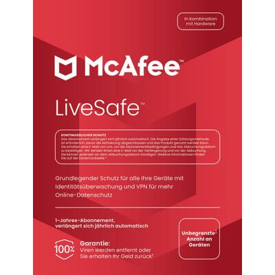 Mcafee LiveSafe PC Version Autorenewal Mcafee LiveSafe PC Version Autorenewal