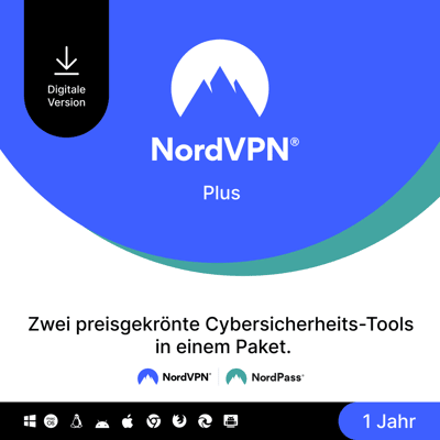 NordVPN Plus 10 Geräte 1 Jahr NordVPN Plus 10 Geräte 1 Jahr