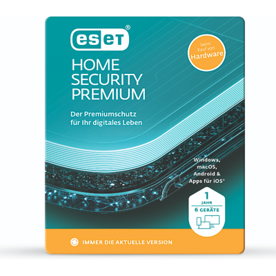Eset Home Security Premium, 6 Geräte, 1 Jahr, Mehrsprachig Eset Home Security Premium, 6 Geräte, 1 Jahr, Mehrsprachig