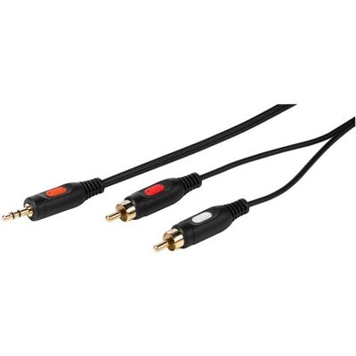 Vivanco Audio Verbindung Cinch / Klinke, 1,5m (46029) Vivanco Audio Verbindung Cinch / Klinke, 1,5m (46029)
