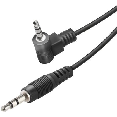 Vivanco 3,5-mm-Klinkenstecker-Stecker-Audiokabel, 1,5 m, schwarz Vivanco 3,5-mm-Klinkenstecker-Stecker-Audiokabel, 1,5 m, schwarz