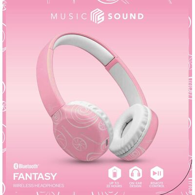 CellularLine Music & Sound Bluetooth Headphone Fantasy Sweet (61054) On-Ear Kopfhörer CellularLine Music & Sound Bluetooth Headphone Fantasy Sweet (61054) On-Ear Kopfhörer