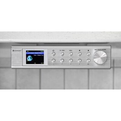 Soundmaster IR1500 Silber Internet/DAB+ Küchenunterbauradio mit Bluetooth® Soundmaster IR1500 Silber Internet/DAB+ Küchenunterbauradio mit Bluetooth®