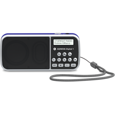 Technisat AQINOVA Digital 1 blau DAB+-Taschenradio Technisat AQINOVA Digital 1 blau DAB+-Taschenradio