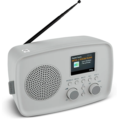 Medion LIFE DAB+ Radio DRE-1 (MD89288) grau DAB+ Radio Medion LIFE DAB+ Radio DRE-1 (MD89288) grau DAB+ Radio