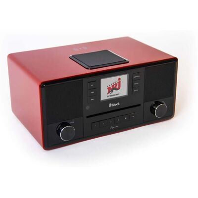 Block DAB+ Internetradio mit CD-Player AURORA Smartradio Hochglanz-rot Block DAB+ Internetradio mit CD-Player AURORA Smartradio Hochglanz-rot