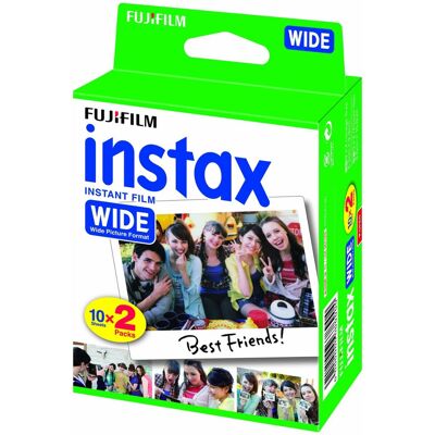 Fujifilm instax WIDE Film, Doppelpack Sofortbildkamera-Filme Fujifilm instax WIDE Film, Doppelpack Sofortbildkamera-Filme