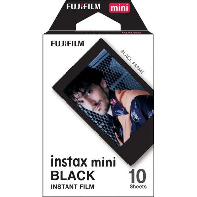 Fujifilm instax mini Film, Black Frame (10 Bilder) Sofortbildkamera-Filme Fujifilm instax mini Film, Black Frame (10 Bilder) Sofortbildkamera-Filme