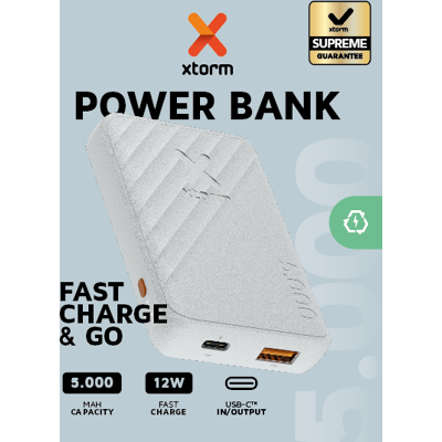 Xtorm Powerbank 5000mAh Weiß - Power Bank Xtorm Powerbank 5000mAh Weiß - Power Bank