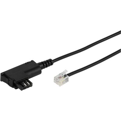 Vivanco Telefon Anschlusskabel, TAE-F Stecker auf RJ11-Stecker 4p4c, 10m (45077) Vivanco Telefon Anschlusskabel, TAE-F Stecker auf RJ11-Stecker 4p4c, 10m (45077)