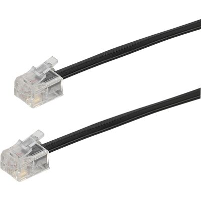 Vivanco RJ11 Anschlusskabel, RJ11-Stecker 4p4c auf RJ11-Stecker 4p4c, 1,5m (45111) Vivanco RJ11 Anschlusskabel, RJ11-Stecker 4p4c auf RJ11-Stecker 4p4c, 1,5m (45111)